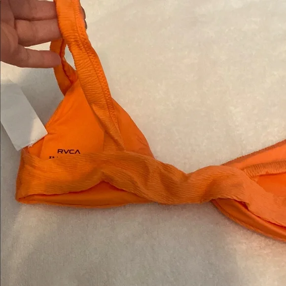 RVCA Orange Bikini Top - Picture 5 of 6